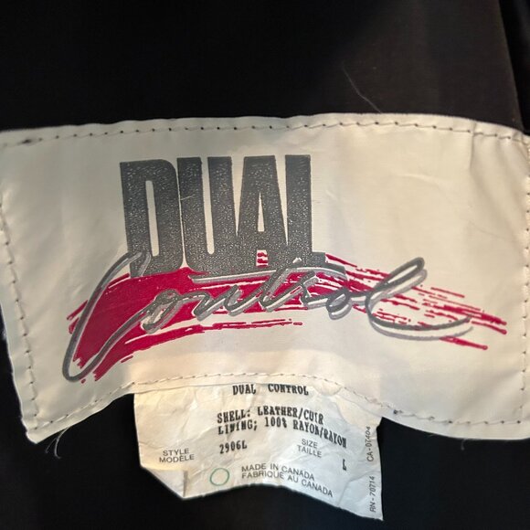 Vintage Men's Dual Control Full Length Black Duster/Trench Coat - Size L - Picture 6 of 7